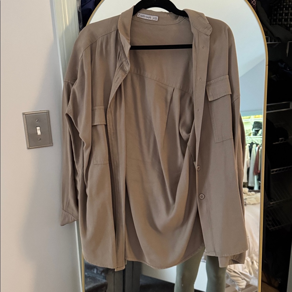 Women's Green Button up jacket